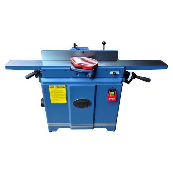 Oliver Machinery 6 in. Parallelogram Jointer with 4-sided Insert Helical Cutterhead 1HP 1Ph 4225.201